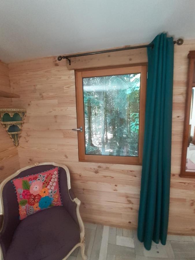 Chalet Libellule Domaine De La Mamounette Champclause Bagian luar foto