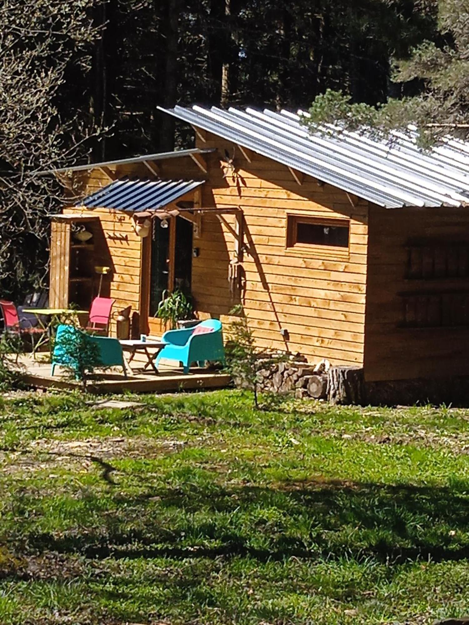 Chalet Libellule Domaine De La Mamounette Champclause Bagian luar foto