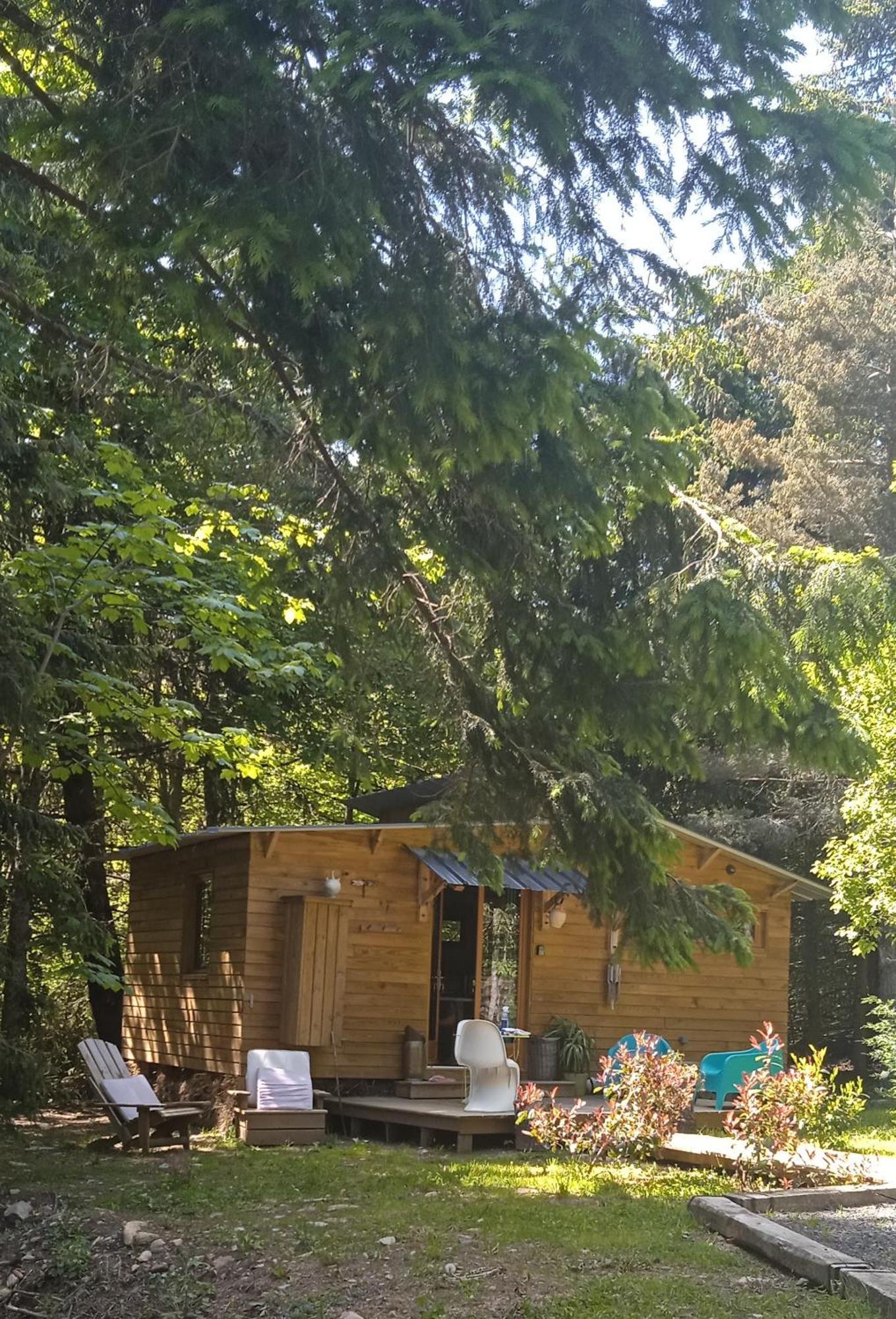 Chalet Libellule Domaine De La Mamounette Champclause Bagian luar foto